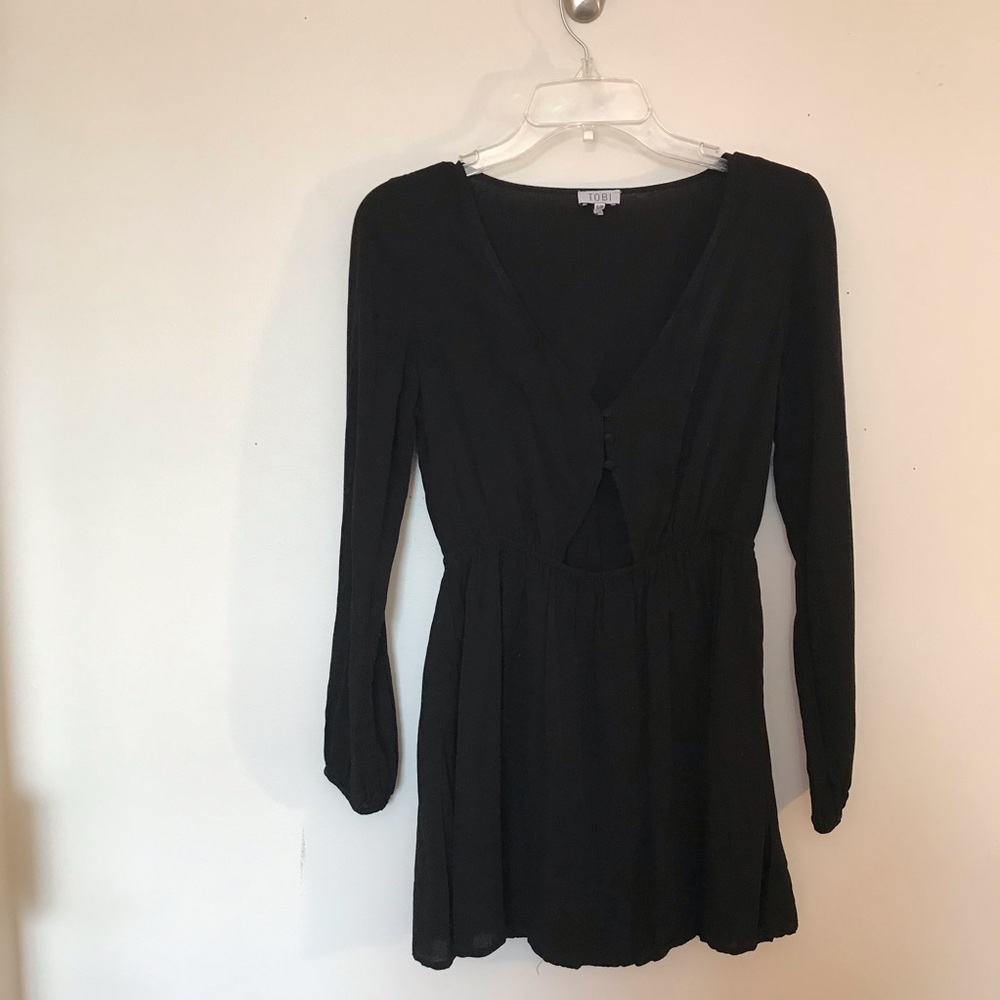 Black Tobi skater dress